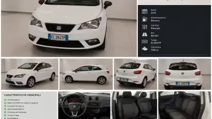 Usata Seat Ibiza Style 69 CV (50 kW) 2012 Bianco Berlina