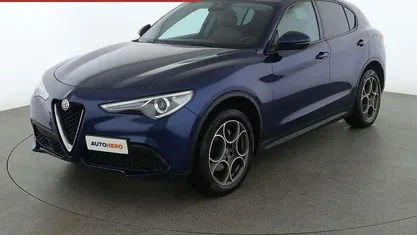 Usata Alfa Romeo Stelvio Super 210 CV (154 kW) 2018 Blu SUV