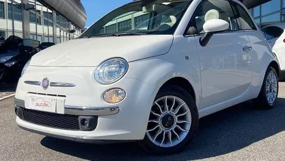 Usata Fiat 500 Lounge 69 CV (50 kW) 2010 Bianco Cabrio