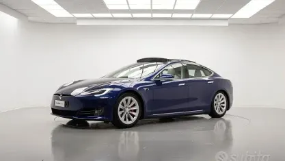 Usata Tesla Model S Performance 580 kW (789 CV) 2018 Blu Utilitaria
