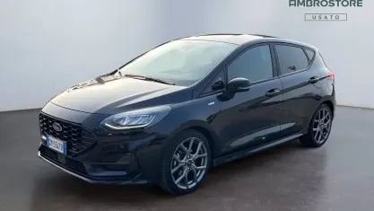 Begagnad Ford Fiesta ST-Line 125 HK (91 kW) 2023 Svart Halvkombi