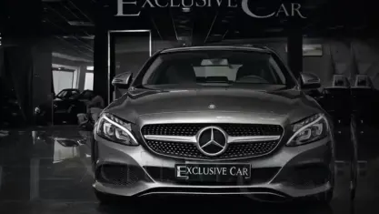 Usata Mercedes C220 170 CV (125 kW) 2016 Grigio chiaro Coupé