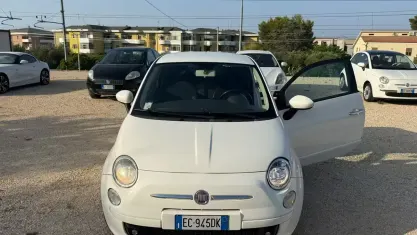 Usata Fiat 500 Lounge 95 CV (69 kW) 2011 Bianco Berlina