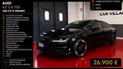 Usata Audi A7 Business Plus 320 CV (235 kW) 2015 Nero Utilitaria