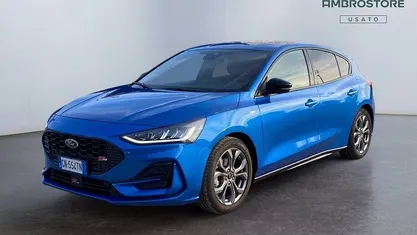 Käytetty Ford Focus ST-Line X 125 HP (91 kW) 2023 Sininen Sedan