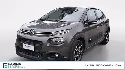 Usata Citroën C3 Feel 102 CV (75 kW) 2020 Grigio scuro tetto nero Utilitaria