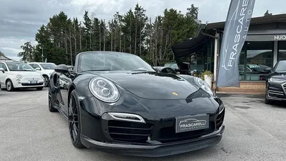 Usata Porsche 911 Turbo S Cabriolet 581 CV (427 kW) 2015 Nero Cabrio