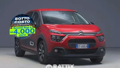 Rosso elixir Usata 2024 Citroën C3 PureTech Due volumi | 13.976 € (Buon prezzo)