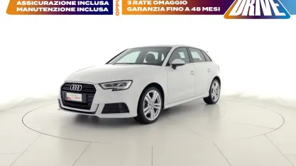 Usata Audi A3 Admired 116 CV (85 kW) 2019 Bianco ghiacciaio metallizzato Berlina