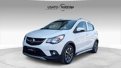 Usata Opel Karl Rocks 75 CV (55 kW) 2018 Bianco Utilitaria