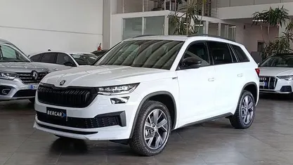 Usata Skoda Kodiaq SportLine 150 CV (110 kW) 2022 Bianco SUV