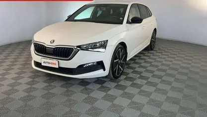 Usata Skoda Scala Ambition 116 CV (85 kW) 2020 Bianco Utilitaria