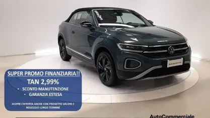 Nuova VW T-Roc Cabriolet Style 150 CV (110 kW) 2025 Blu Cabrio