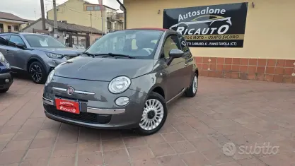 Usata Fiat 500C Lounge 69 CV (50 kW) 2012 Grigio Cabrio