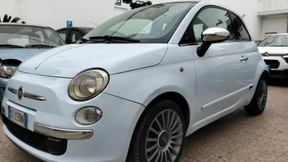 Usata Fiat 500 Lounge 75 CV (55 kW) 2009 Blu Cabrio