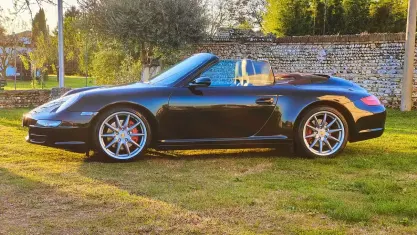 Usata Porsche 911 Carrera 4S Cabriolet 355 CV (261 kW) 2008 Dark olive metallic exclusive Cabrio