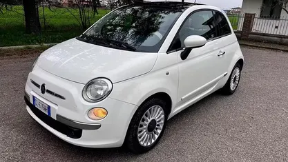 Usata Fiat 500 Lounge 69 CV (50 kW) 2009 Bianco Cabrio