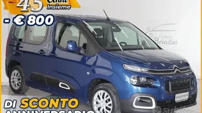 Usata Citroën Berlingo Live 102 CV (75 kW) 2020 Blu Monovolume