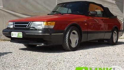 Usata Saab 900 Cabriolet 179 CV (131 kW) 1991 Rosso Cabrio