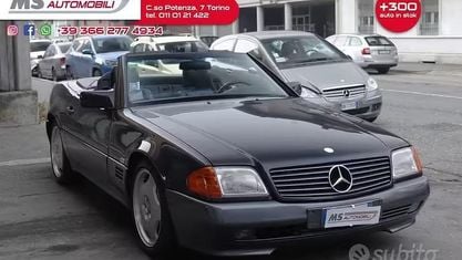 Usata Mercedes SL500 333 CV (244 kW) 1991 Nero Cabrio