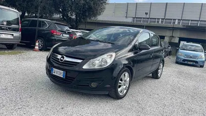 Usata Opel Corsa Enjoy 75 CV (55 kW) 2007 Nero Utilitaria
