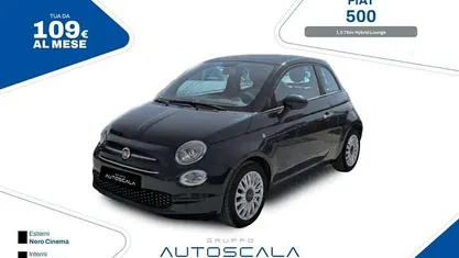 Nero cinema extraserie Usata 2020 Fiat 500 Lounge Due volumi | 10.990 € (Ottimo prezzo)