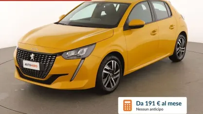 Usata Peugeot 208 Allure 101 CV (74 kW) 2020 Giallo Utilitaria