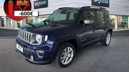 Usata Jeep Renegade Limited 190 CV (139 kW) 2021 Blu SUV