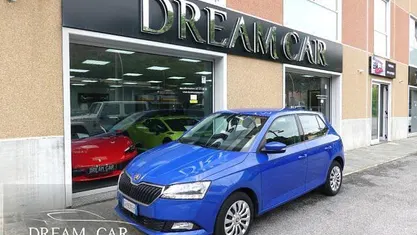 Usata Skoda Fabia 60 CV (44 kW) 2020 Blu pastello Utilitaria