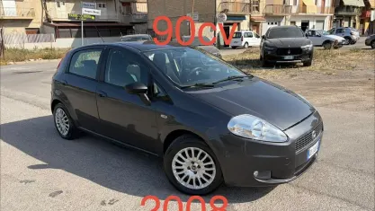 Usata Fiat Grande Punto 90 CV (66 kW) 2008 Grigio Utilitaria