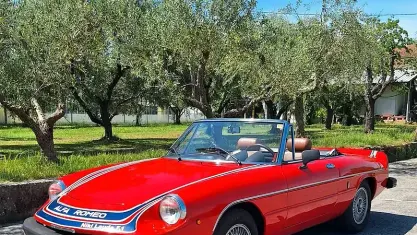 Usata Alfa Romeo Spider Veloce 131 CV (96 kW) 1970 Rosso Cabrio