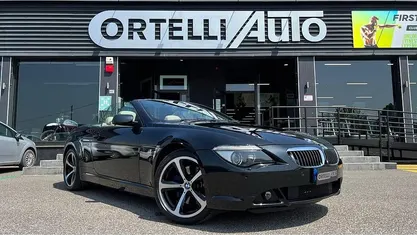 Usata BMW 650 Cabriolet Efficient Dynamics 367 CV (269 kW) 2006 Nero Cabrio