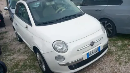Usata Fiat 500 Lounge 95 CV (69 kW) 2011 Bianco Berlina