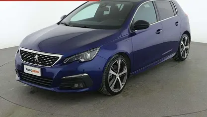 Usata Peugeot 308 GT-line 150 CV (110 kW) 2017 Blu Berlina