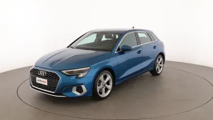 Usata Audi A3 Advanced 150 CV (110 kW) 2021 Blu Berlina