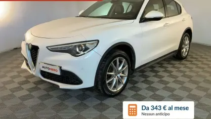 Usata Alfa Romeo Stelvio Executive 210 CV (154 kW) 2019 Bianco SUV