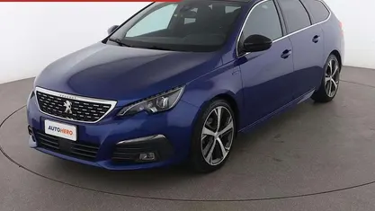 Usata Peugeot 308 GT-line 120 CV (88 kW) 2018 Blu Station wagon