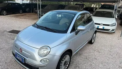 Usata Fiat 500 Lounge 69 CV (50 kW) 2009 Argento Cabrio