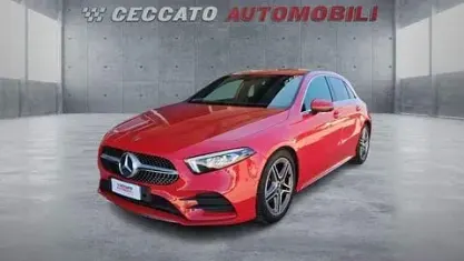 Usata Mercedes A180 Premium 116 CV (85 kW) 2019 Rosso Utilitaria