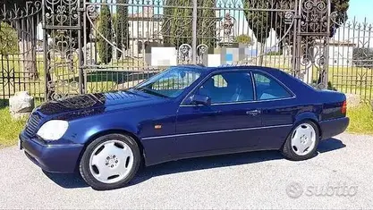 Usata Mercedes CL500 319 CV (234 kW) 1995 Blu Coupé