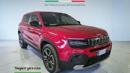 Usata Jeep Avenger Summit 101 CV (74 kW) 2024 Rosso SUV