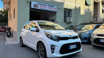 Usata Kia Picanto GT-Line 67 CV (49 kW) 2018 Bianco Utilitaria
