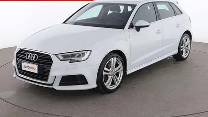 Usata Audi A3 Admired 116 CV (85 kW) 2019 Bianco Berlina
