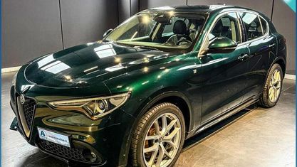 Second-hand Alfa Romeo Stelvio Ti 210 CP (154 kW) 2021 Verde SUV