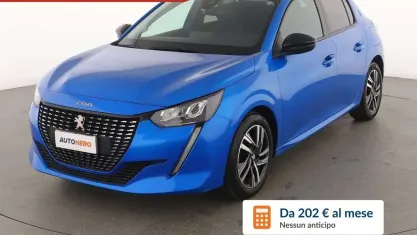 Usata Peugeot 208 Allure 101 CV (74 kW) 2022 Blu Utilitaria