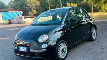 Usata Fiat 500 Lounge 69 CV (50 kW) 2009 Nero Cabrio