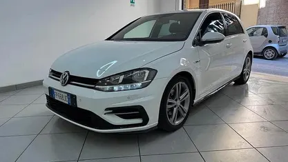 Usata VW Golf VII R-line 2018 Bianco Berlina