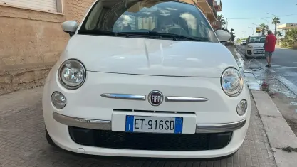 Usata Fiat 500C Lounge 95 CV (69 kW) 2013 Bianco Cabrio
