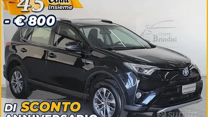 Begagnad Toyota RAV4 Hybrid Business Edition 145 HK (106 kW) 2017 Blå SUV