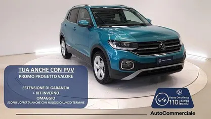 Usata VW T-Cross Advance 110 CV (80 kW) 2023 Azzurro SUV